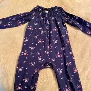 Tea Collection 18-24M Romper “Winter Blooms”